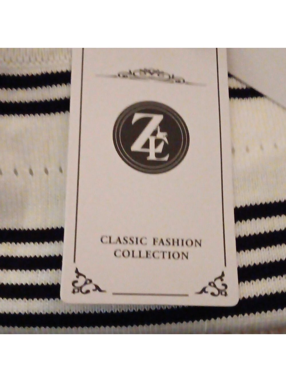 ZESICA Women's Fall Long Sleeve Striped Knit Midi Dress NWT Size S - Picture 9 of 12